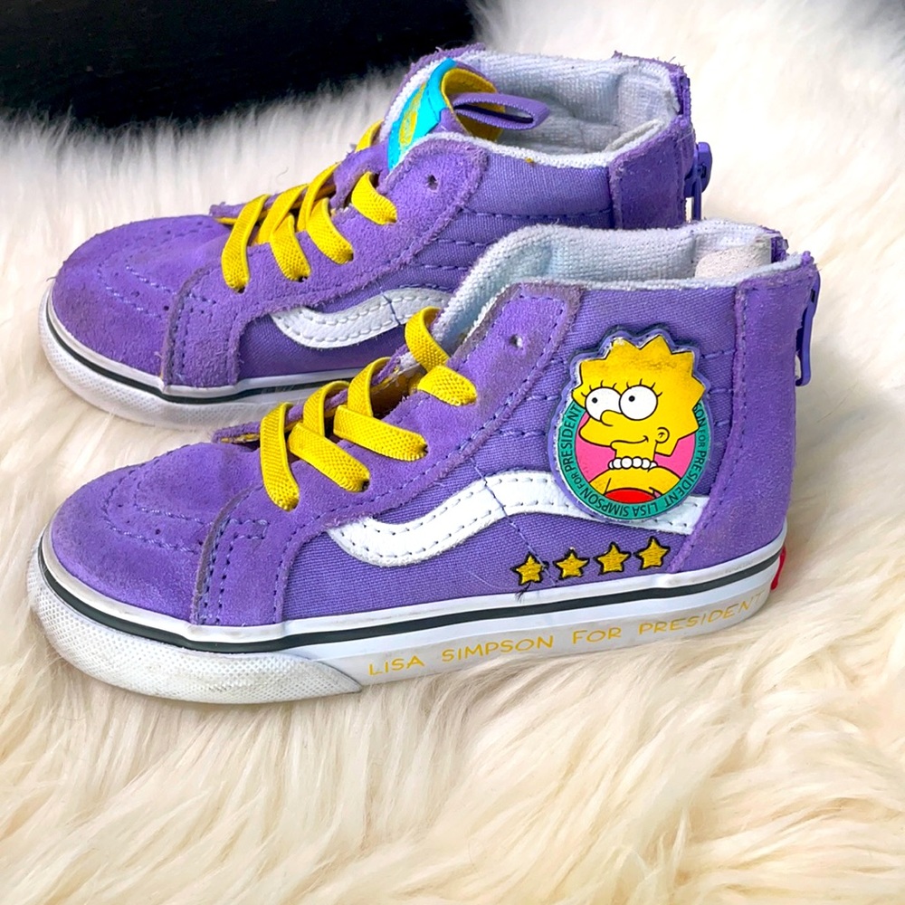 Lisa for president Vans size 8c